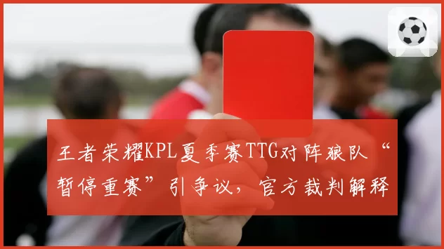 王者荣耀KPL夏季赛TTG对阵狼队“暂停重赛”引争议，官方裁判解释遭质疑